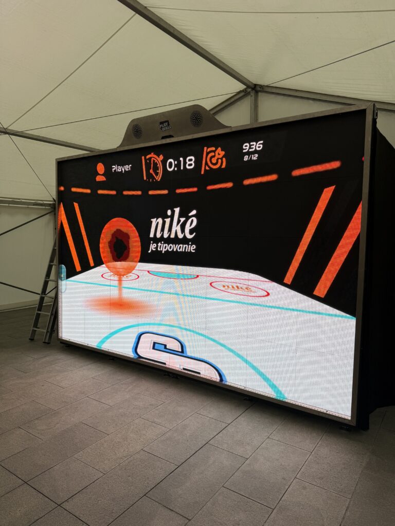 Fan zóna pre Niké počas semifinále HC Slovan: eventová produkcia plná emócií, energie a zážitkov