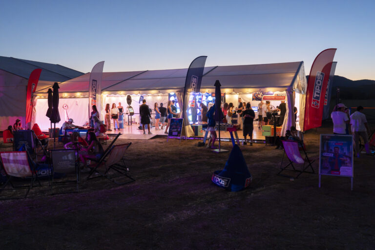 TIPOS zóna na festivale GRAPE: Zábava, hry a súťaže o ceny