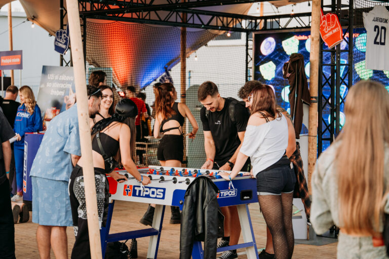 TIPOS x Paradise Open Air: Partnerská zóna hlavného partnera festivalu